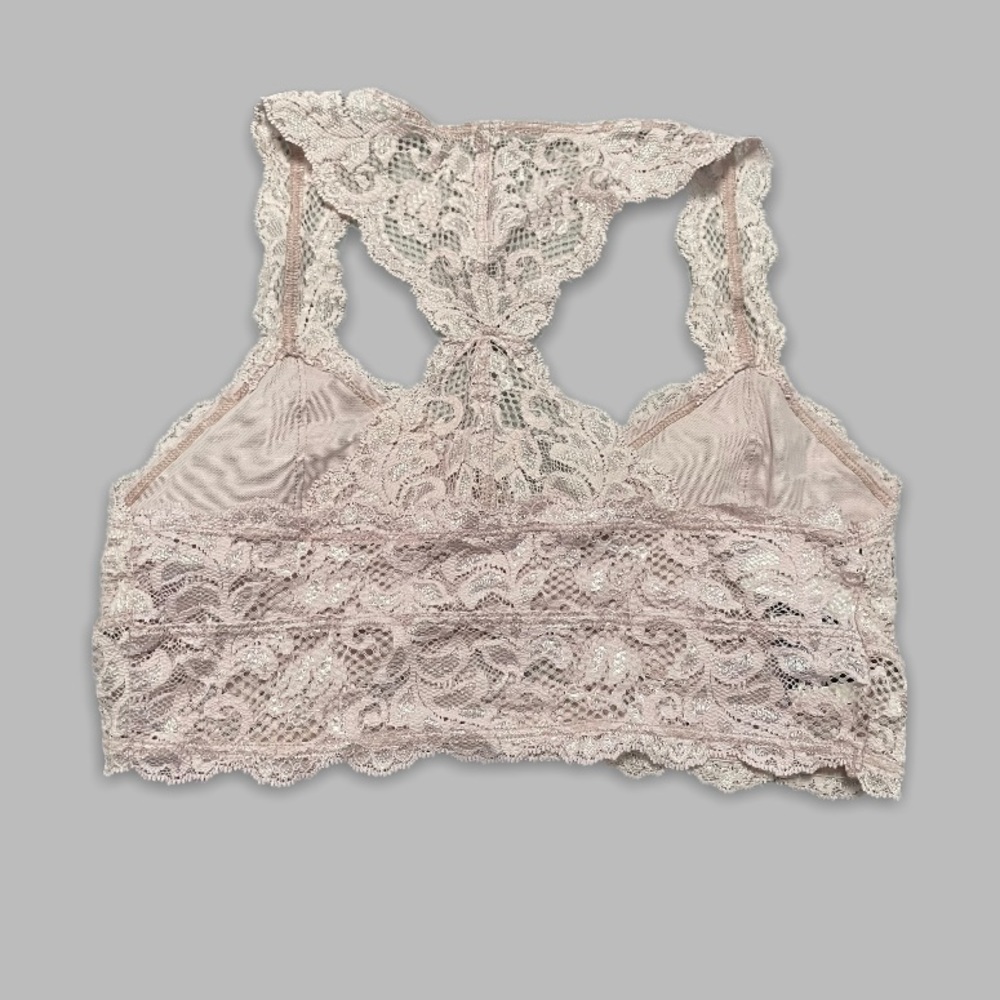Express One Eleven Lace Racerback Bralette - Picture 3 of 6